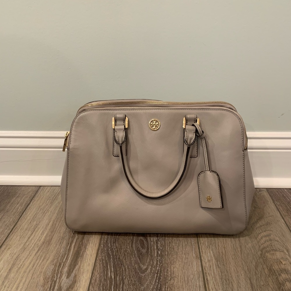 Tory Birch Robinson in Pebble Gray - Picture 1 of 7